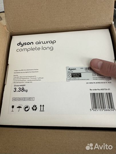 Стайлер dyson airwrap complete long