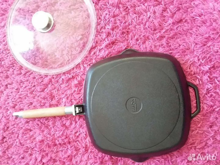 Чугунная сковорода,гриль