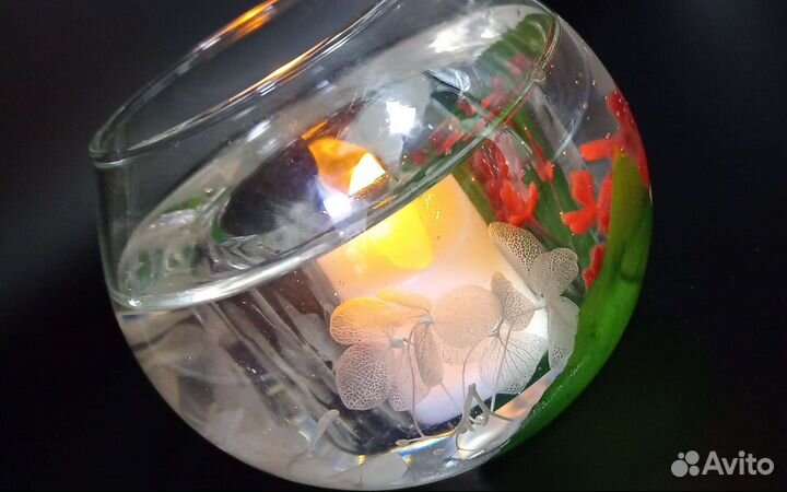 Свеча-подсвечник