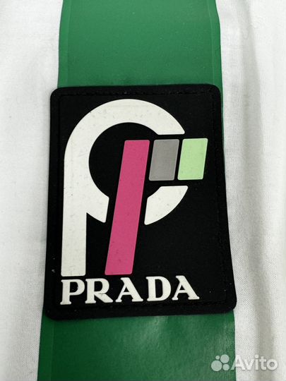 Prada logo t-shirt XXS оригинал