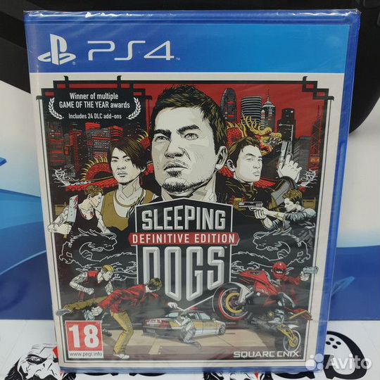 Диск PS4 Sleeping Dogs Definitive Edition / Новый
