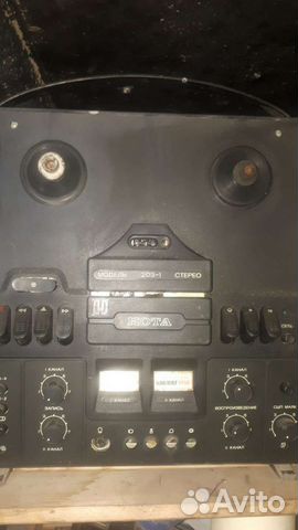 Катушечный магнитофон нота 203