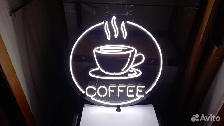 Рекламная вывеска Coffee