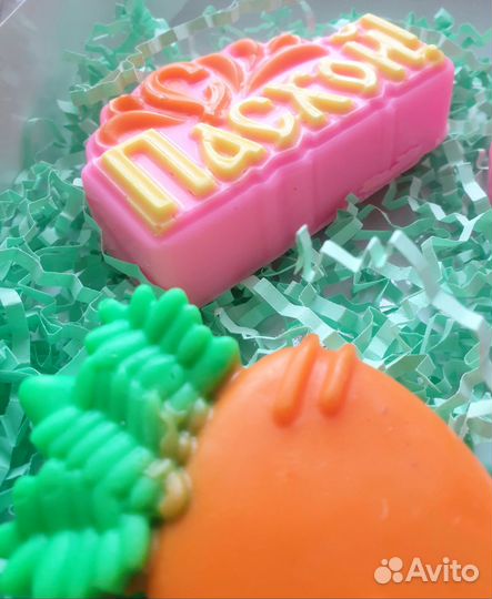 Пасхальный набор из мыла,свечи