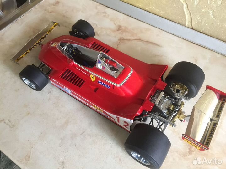 Ferrari 312 - T4 в масштабе 1:8 сборная модель