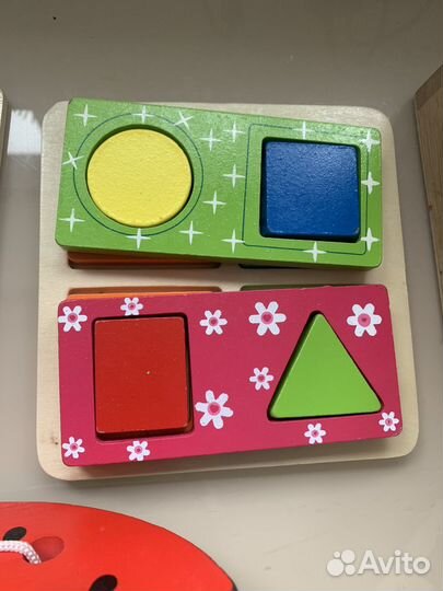 Развивающие деревянные игрушки