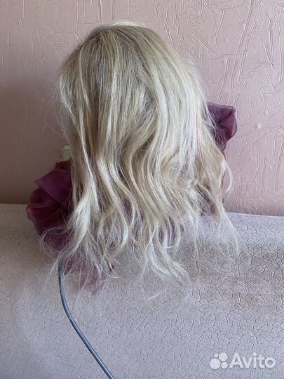 Голова манекен с натуральными волосами