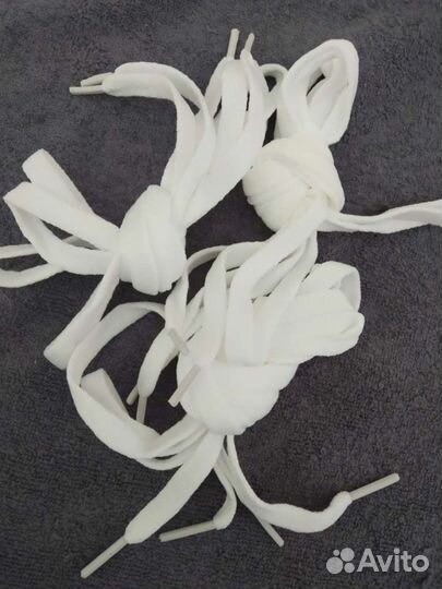 Шнурки обычные, с люрексом и без завязок