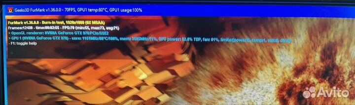 Видеокарта MSI GTX 970 4 gb