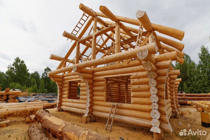 Сборка срубов