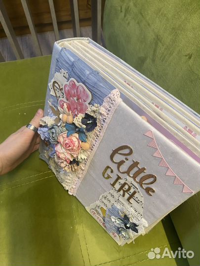 Фотоальбом ручной работы для девочки на заказ