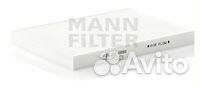 Фильтр салона cu2882 mann-filter