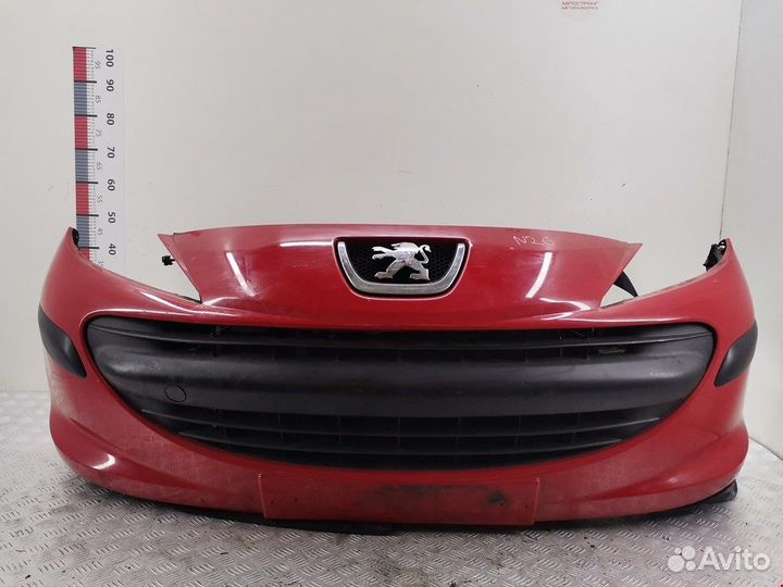 Бампер (ноускат) для Peugeot 207 R0B1F0K1V1