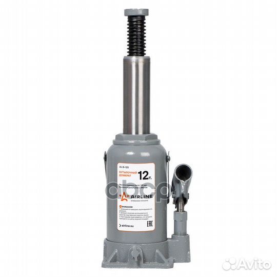 Домкрат бутылочный 12т (MIN - 210 мм, MAX - 415