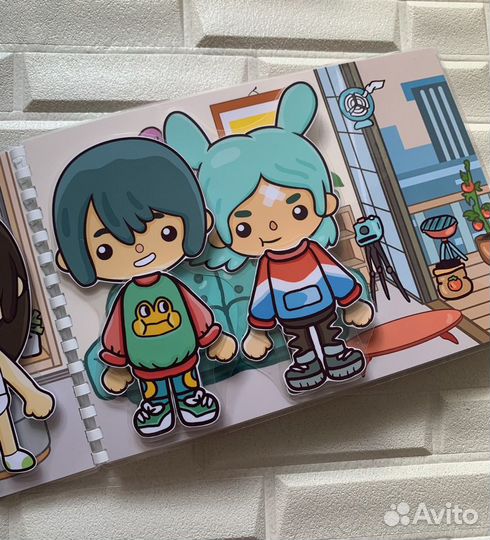 Тока бока альбом на липучках