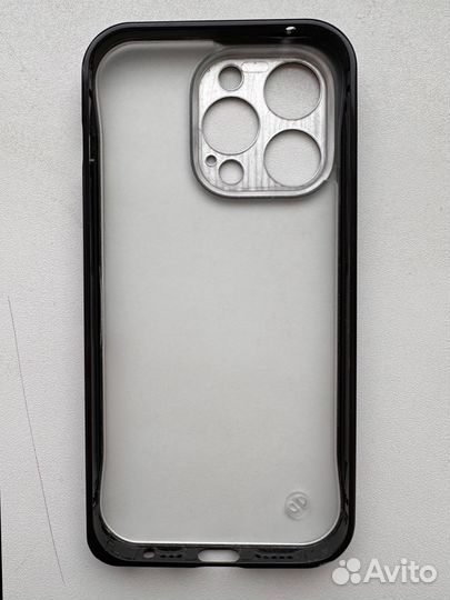 Чехол на iPhone 14 Pro алюминиевый черный