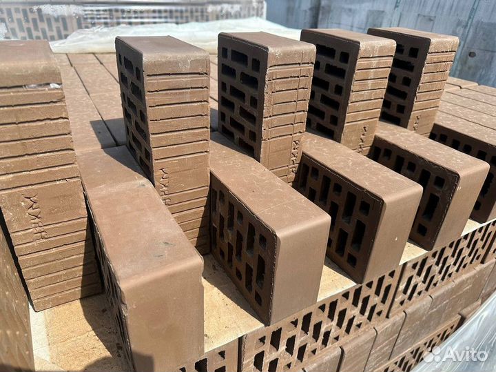 Лицевой кирпич пустотелый. Доставка и самовывоз