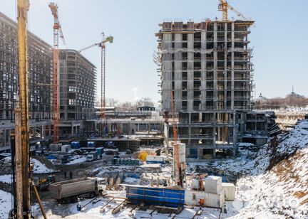 Ход строительства ЖК Victory Park Residences 1 квартал 2022
