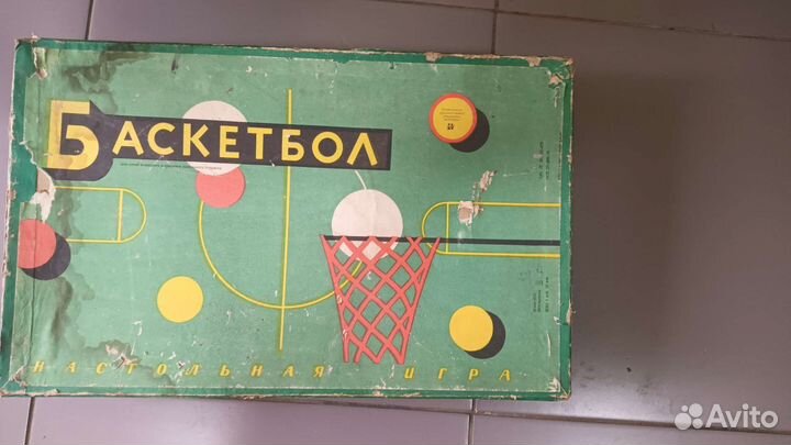 Настольная игра баскетбол. СССР