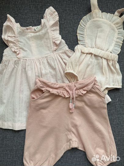 Летние вещи для девочки 68