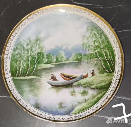 Тарелка настенная керамика