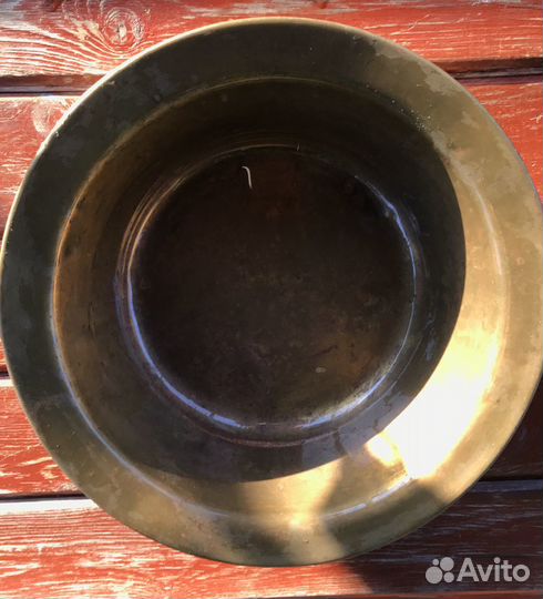 Таз латунный. Для варки варенья. СССР