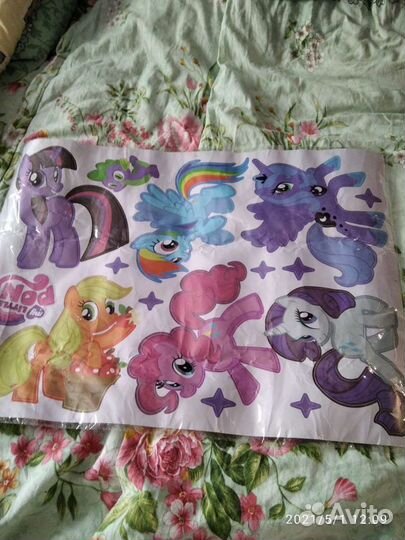 My little pony наклейки на стену