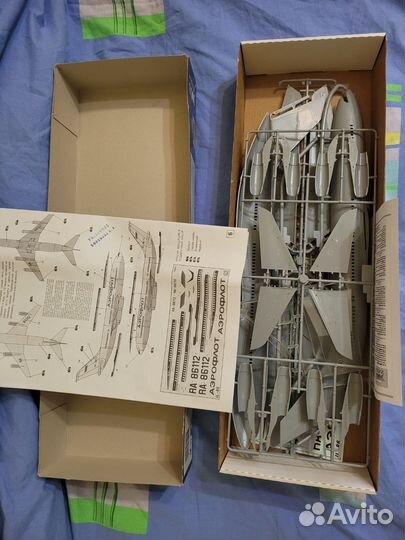 Сборная модель самолета ил 86 Аэрофлот