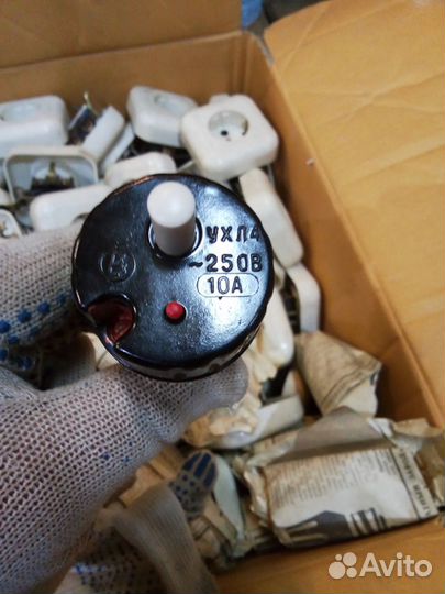 Розетки и электропатроны СССР