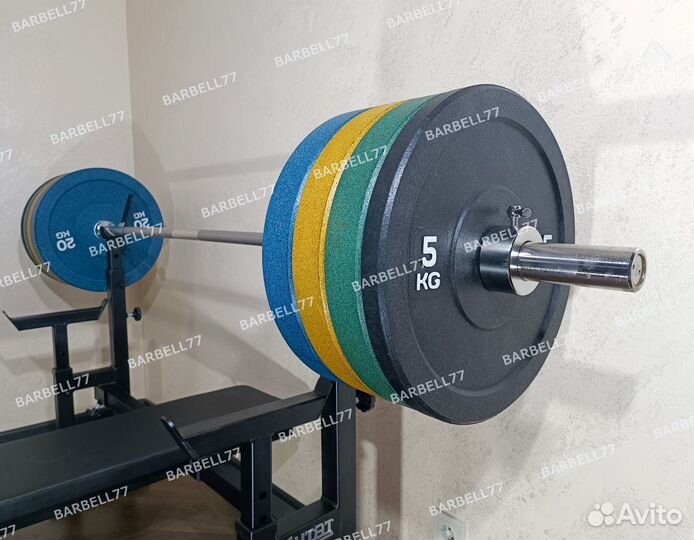 Штанга олимпийская гриф блины диски D26/51