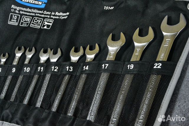 Набор комбинированных ключей 6-22 мм gross