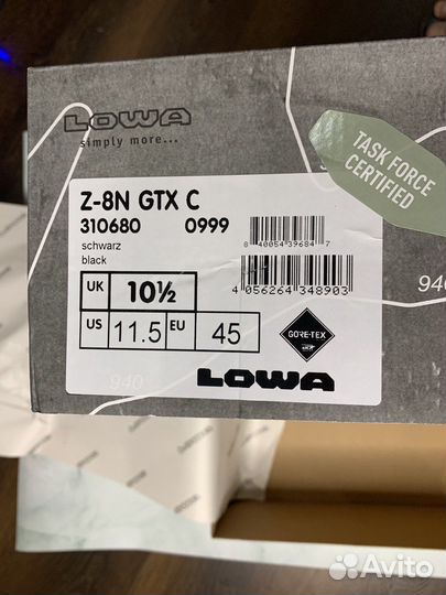 Тактические ботинки Lowa Z-8N GTX C оригинал