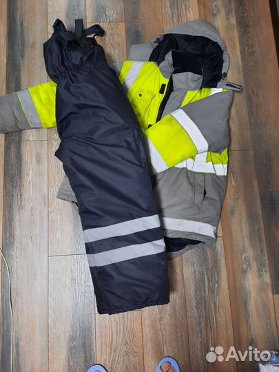 Спецодежда зимняя,комбинезон,размер 56-58, б/у