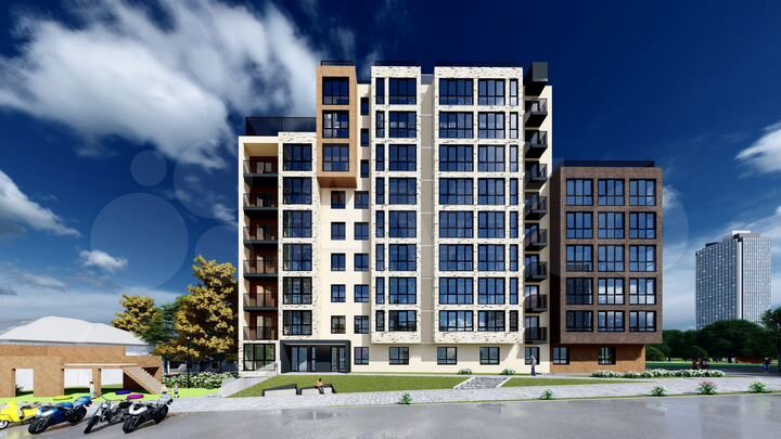 3-к. квартира, 66,3 м², 3/9 эт.