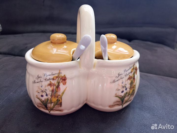 Двойные банки для специй новые в коробке