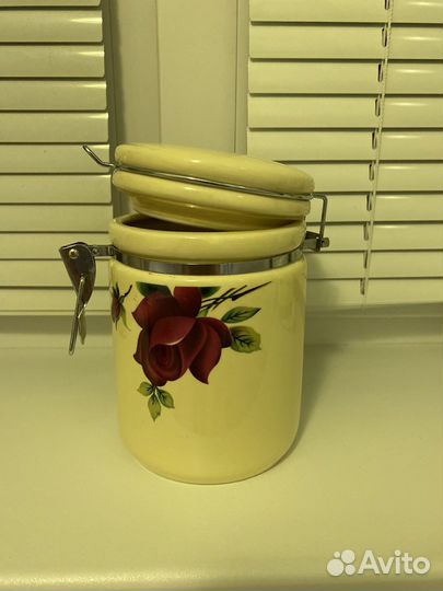 Банка для сыпучих керамика