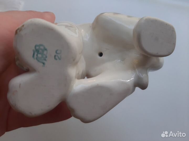 Фарфоровые статуэтки кот СССР