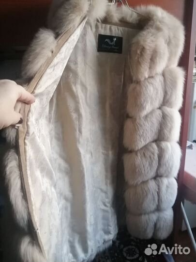 Жилетка натуральная меховая женская 48 р