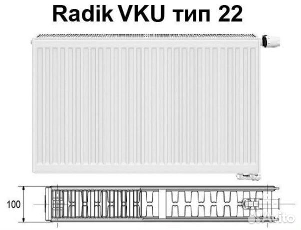 Радиатор стальной 500х500 VKU22-5050 radik korado