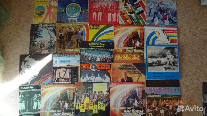 Советские песни, романсы на пластинках