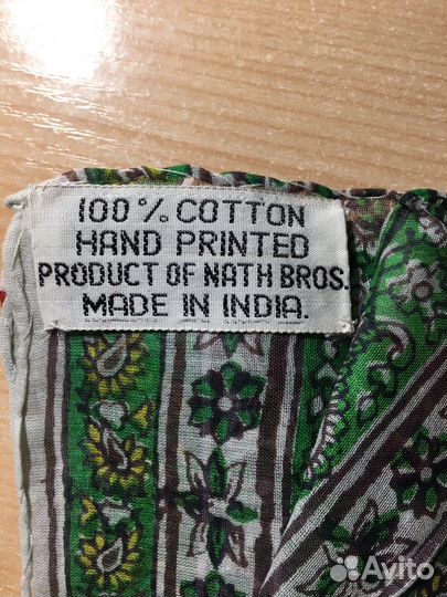 Индийский платок времен СССР