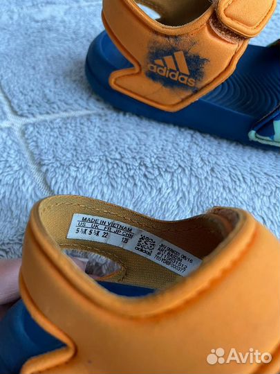 Сандали adidas 22 размер