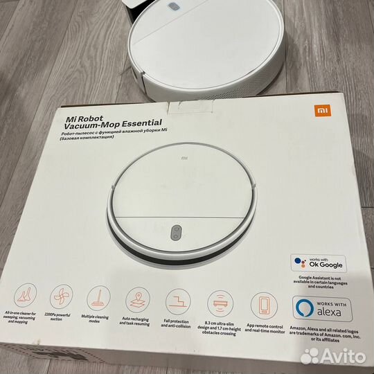 Робот пылесос MI robot vacuum-Mop Essential