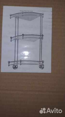 Угловая полка для ванной