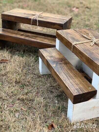 Ступень деревянная