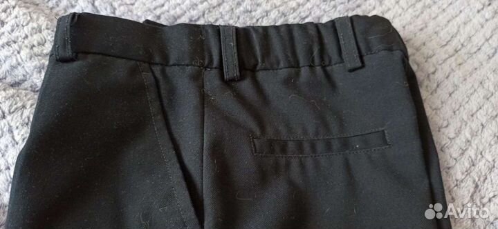 Брюки для мальчика синие р 116-122