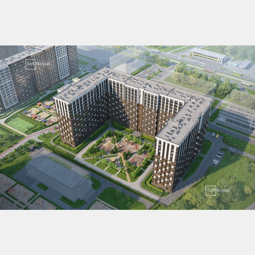 1-к. квартира, 33,3 м², 2/17 эт.