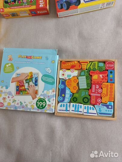 Детские пазлы пакетом