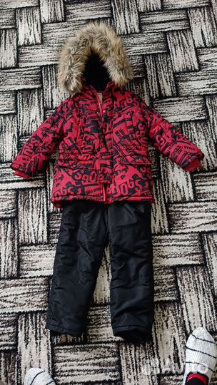 Зимний костюм для мальчика 116 Button Blun