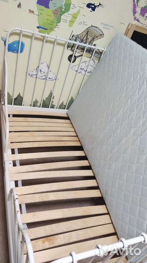 Детская кроватка IKEA раздвижная